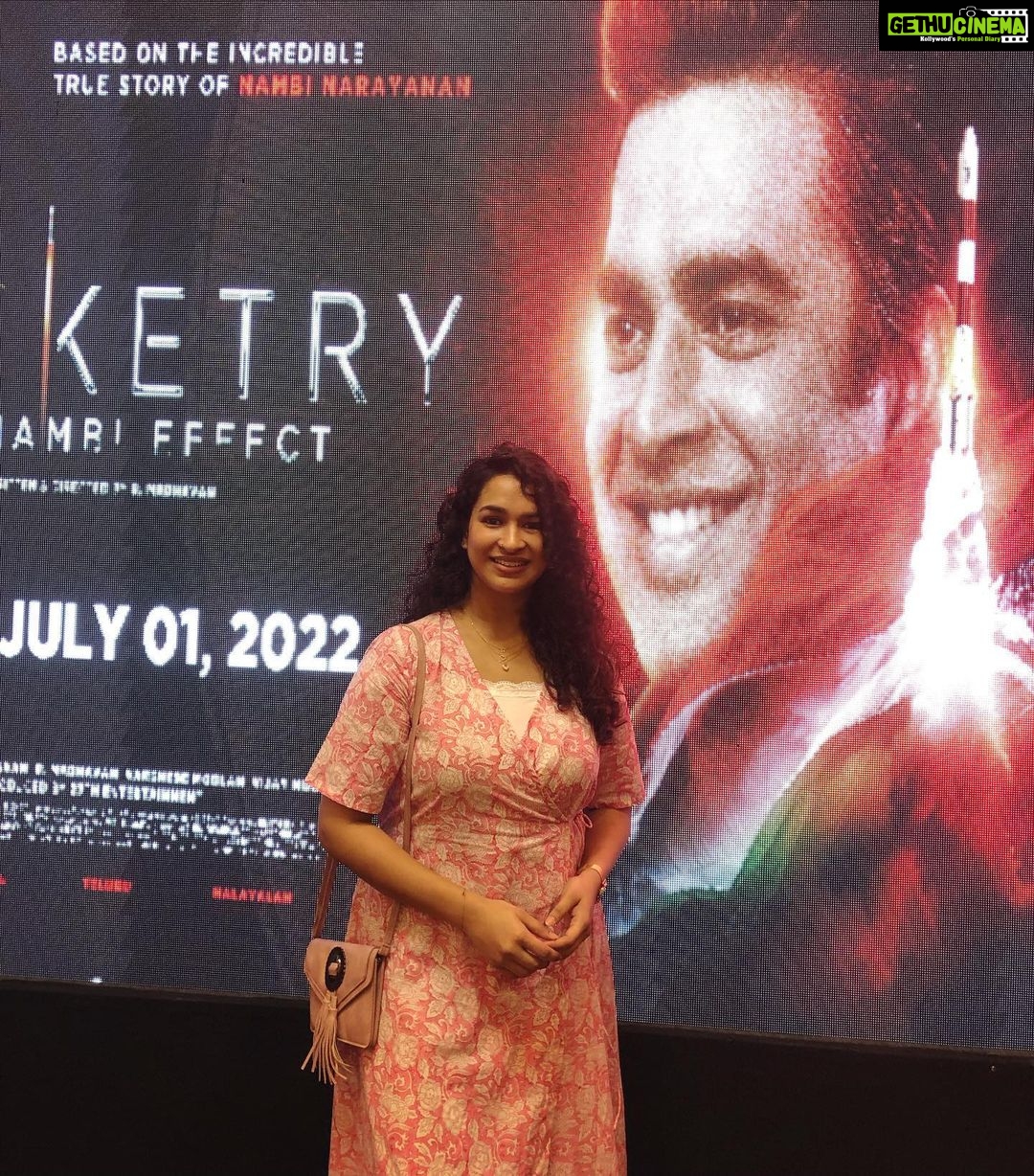 Misha Ghoshal Instagram - See u all in theaters from July 1st ❤️ #rocketry @actormaddy @vijaymoolan @yrf @redgiantmovies_