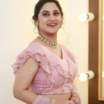 Miya George Instagram - 🌸 👗 @labelmdesigners Styling @sabarinathk_ Jewelry @meralda.jewels Makeup @avinash_s_chetia 📸 @pranavraaaj