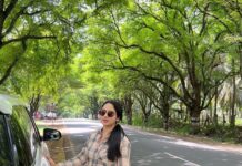 Miya George Instagram - Wear ur comfort costumes nd go wherever u want.. Sure it will be a comfortable one 📸 my travel partner @ashphilipo