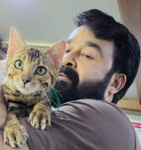 Mohanlal Instagram - "Staying pawsitive" - with Nero 🐾
.
.

@anzazpets
