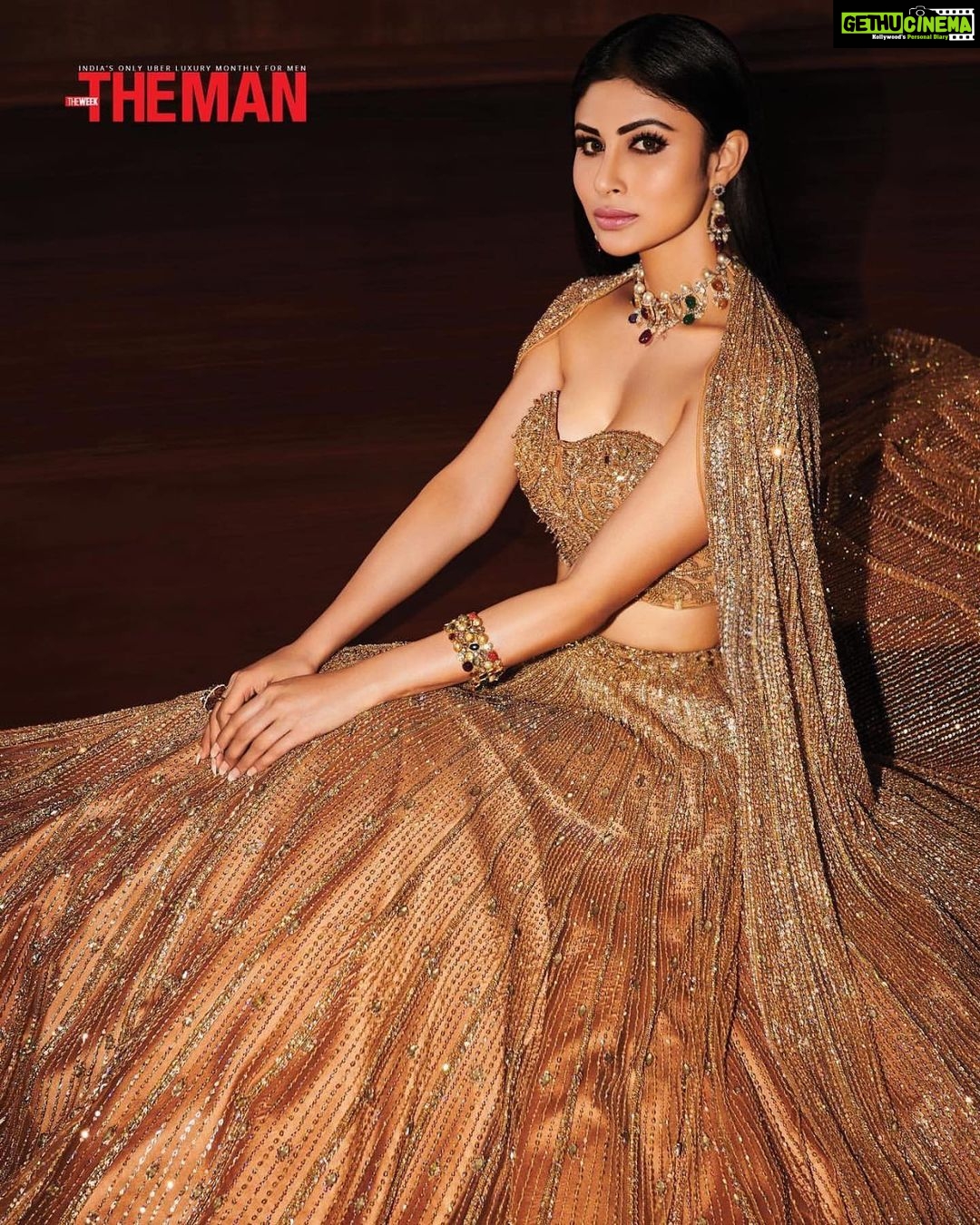 Mouni Roy Instagram - Lover of the classics📚 🎶 • • • • • • • @themanmagazineindia Outfit by @borahoneys, jewellery from @akmmehrasonsjewellers, shoes from @venussteps Words: @jforjuhi Pictures: @prabhatshetty Styling: @__nehaahuja__ Assisted by: @sansstyles Rushabh @rushabh.r.shah of @meraki_production_house Make-up: @chettiaralbert Hair: @chettiarqueensly Artist Reputation Management: @media.raindrop Artist Agency: @dcatalent Location: @westinmumbaipowai
