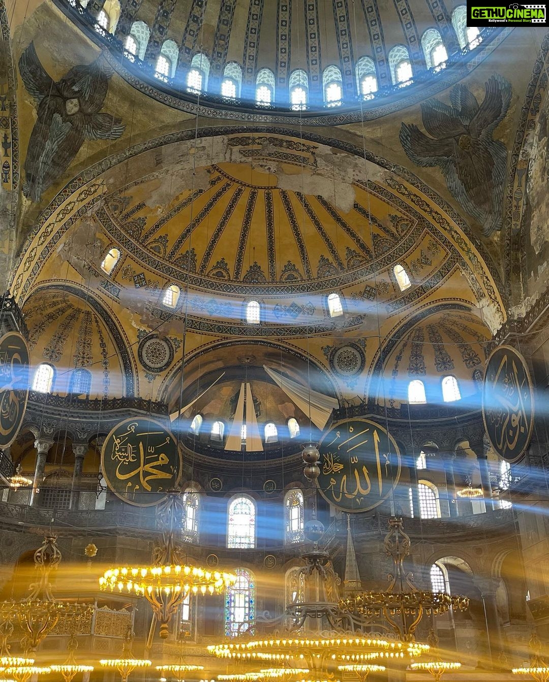 Mouni Roy Instagram - Life is gods novel, let him write it.. 🔱🔆〽️ Hagia Sofia