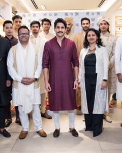 Naga Chaitanya Instagram - Had a great time exploring the latest collection @tasvafashion at their new Bengaluru store .. Thanks for having me , a evening well spent !