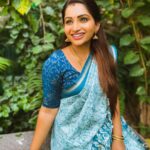 Nakshathra Nagesh Instagram - #beingsaraswathy wearing @aatwos @abarnasundarramanclothing #tamizhumsaraswathiyum