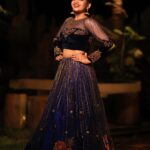 Nakshathra Nagesh Instagram - How can @studio149 not be a part of my wedding festivities?! The worlds most perfect and appropriate Sangeeth outfit 🙌🏼🙌🏼 no discomfort of a cancan, but all the fabric that they’ve used gives the most beautiful flare. The Colour combination makes you stand out just the way you want to at your wedding and the blouse is designed so perfectly, you don’t need a dupatta! Love love love only to this team always and I am so happy this finally happened!! @studio149 #dreamsangeeth #NakshufoundherRagha #throwback @haran_official_ @eventjunctionofficialpage @chella_hair_makeup @mani_stylist_ @profile_makeover