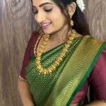 Nakshathra Nagesh Instagram – Pudavaiyin therntha madippil
Visiri vaazhaigal ☘️
Tholgalil aadum koonthal
Karisal kaadugal 💜
. 
Prettiest @nakshathra.nagesh 
. 
.
Hair @durga_hair_stylist 
Saree aatwos 
.
.
#bridesofdv #tamilmashup #model #transformation #bgm #fyp #trendingreels #loveforlife #funnyvideos #happylife #kalyanam #trendingvideos #getready #chennaiworkshop #chennai #hairstyleworkshop #chennaiartist #hairstylistlife #learnhairstyles #snehithane #trendingoutfits #trendingreels #bhfyp #fyp #goodvibes #party #nakshatra #jyothika #saree