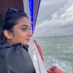 Namitha Pramod Instagram – Pretty eyes and blue skies ⛅️ Arabian Sea