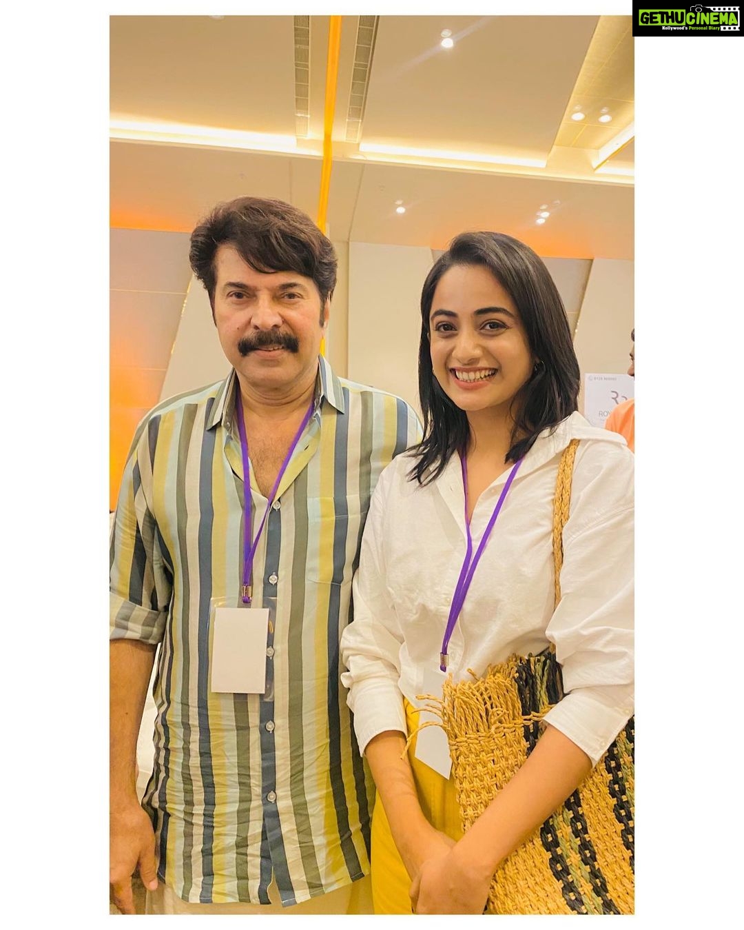 Namitha Pramod Instagram - Forever favourite ♥️ @mammootty 📷 : @anu_sithara