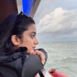 Namitha Pramod Instagram - Pretty eyes and blue skies ⛅️ Arabian Sea
