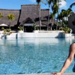 Nandini Rai Instagram - It's just me and the pool.... #reelsinstagram #pool #watercolor #beach LUX* Belle Mare