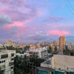 Nandita Das Instagram – Last evening I looked up from my laptop and saw from two different windows, two different skies. #sky Bandra West