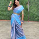 Nandita Swetha Instagram – Don’t ask me how many photos hv uploaded jus now🤪
Swipe right ➡️➡️
Saree from @shri_clothings__ 
Bangles from @onlinegifts__