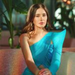Nargis Fakhir Instagram - The color blue has an almost magical effect on the human mind: it seems to have the power to calm a person’s mind, invoke trust, slow down a person’s thoughts, and even relax them. #psychologyofcolor #color #colortherapy . . . . , ; . . #work @yannis_tzannis @alliaalrufai @parisvaltadoros @taproductionandservice @fsathens Greece