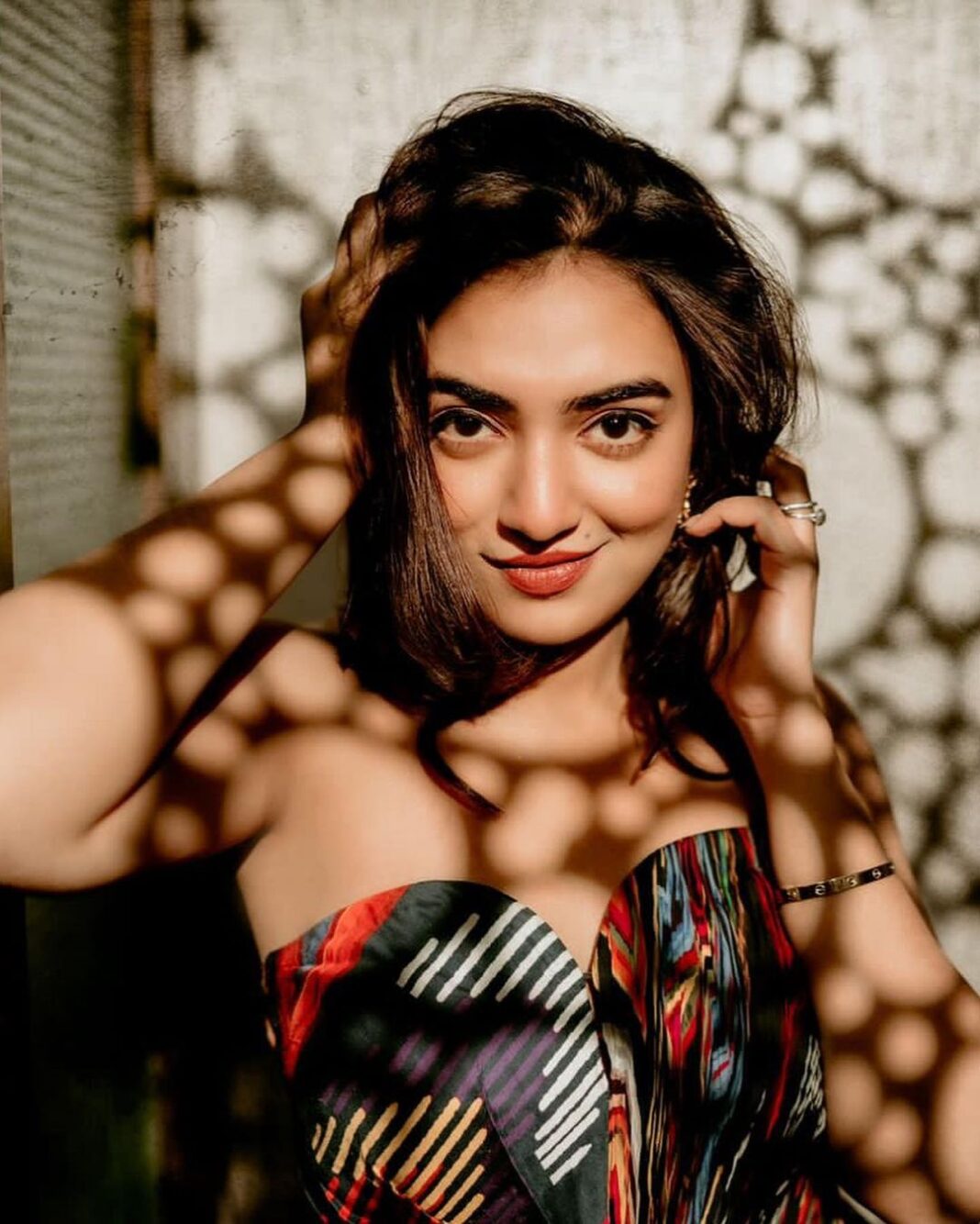 Nazriya Nazim Instagram - Ante….promotions no ?why not 😉♥️ Styled by - @neeraja.kona 🤗 Asst by - @manogna_gollapudi 👗- @saakshakinni @almarihyderabad 💎 @suhanipittie 📸- @adrin_sequeira