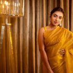 Nazriya Nazim Instagram - 💛💛💛 💛 Today is June 10 th … Ante is all yours …. Styled by - @neeraja.kona 👗- @toraniofficial 💎- @amrapalijewels 📸- @adrin_sequeira