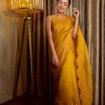 Nazriya Nazim Instagram - 💛💛💛 💛 Today is June 10 th … Ante is all yours …. Styled by - @neeraja.kona 👗- @toraniofficial 💎- @amrapalijewels 📸- @adrin_sequeira