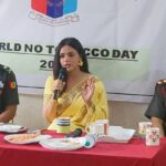 Neetu Chandra Instagram – Nitu Chandra Srivastava, NCC Alumnus introduces Rainbow Home to NCC on ‘ World No-Tobacco Day ‘ on May 31st, 2022  in the presence of Major General M Indrabalan,  ADG NCC, Bihar & Jharkhand.

An initiative for a bright future. The kids of Khilkhilahat Rainbow home were introduced to NCC today on the occasion of World No Tobacco Day, which will open new gates of opportunity for them. 

Take this day as a reminder to spread awareness to the people who don’t know enough about the toxic effects of Tobacco. Let’s pledge to make yourselves and our environment Tobacco-free. #ncc  #ncccadet #ngo #rainbowhome #notobacco #worldnotobaccoday ❤️