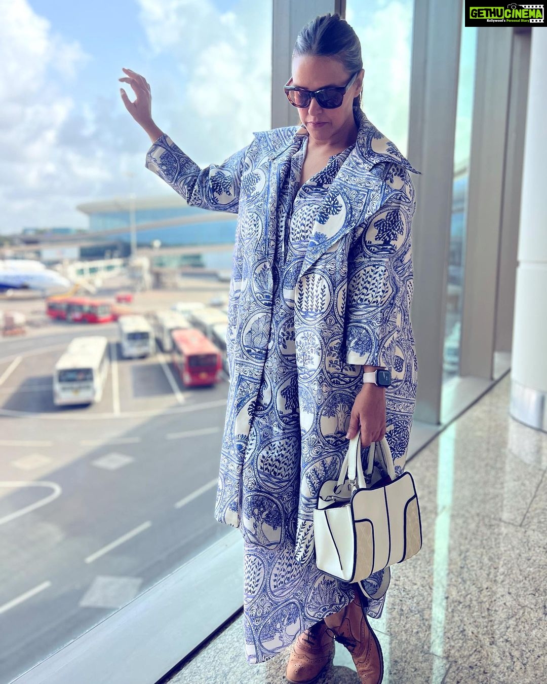 Neha Dhupia Instagram - Travel 🧳✈️ on my mind • • • @aartivijaygupta @ayeshakhanna20 @tods @johnjacobseyewear