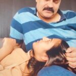 Niharika Konidela Instagram - It’s the hand on the head that gets me 🤍 I love you daadu! 😘 @nagababuofficial Happy Father’s Day to all the dads!