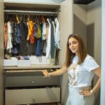 Nisha Agarwal Instagram – Wardrobes.. but make them beautiful. Having enough and more Storage was my first criteria in choosing a home.. and we found a bare shell. @spacewoodfurnishers came to my rescue with beautifully designed wardrobes of excellent quality. 

Sharing more shortly… 

#spacewoodfurnishers #collaboration #immaculatefinish #productdesign #qualityproduct #wardrobes #cupboards