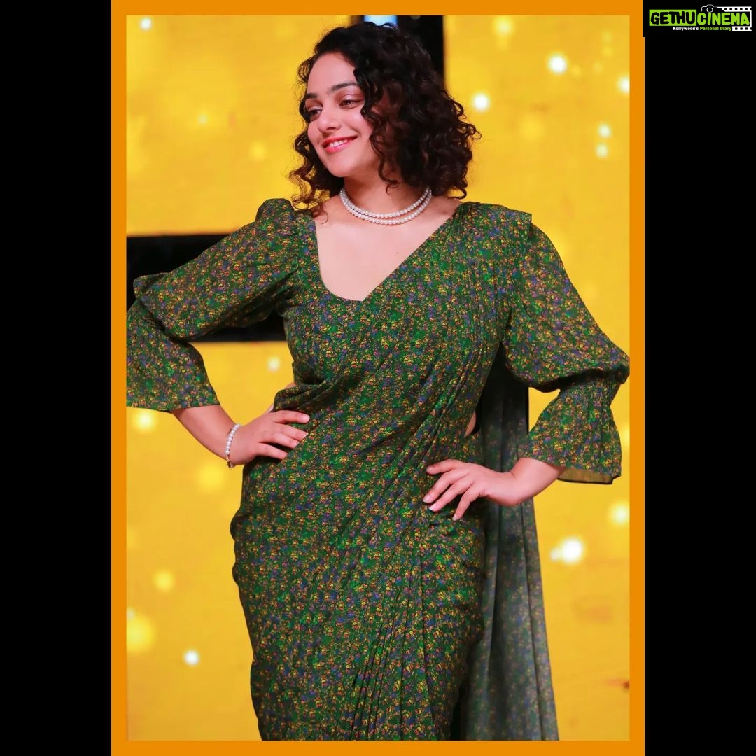 Nithya Menen Instagram - Styled by - @poojakaranam Saree - @houseofmasaba Pearls - @mangatrai36jubileehills MUA - @jaylicious22 Hair - @meghna_hairstylist Drape - @priyankaarik