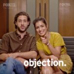 Pallavi Sharda Instagram – Objection! With the Alexi to my devil horned Corrie. 

It’s very rare that I get to work with an actor as open and giving as this legend here. Someone with whom I can be earnest, in character and switch in an instant to my complete goofball self. If there’s one take away I have from this job, it’s that Damien Strouthos is an absolute G (as well as also being a bit disgusting).

#TheTwelve coming to @foxtel June 21st.