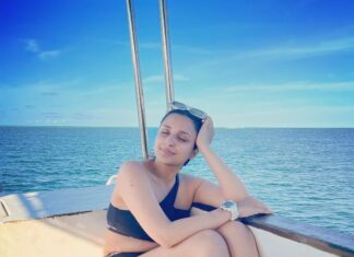 Parineeti Chopra Instagram - Just give me a boat, a bikini and my dive computer …🪸⌚️ #Peace #ScubaDiving #Ambassadiver #WorldOceansDay #Sangalaki Pulau Sangalaki Berau