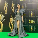 Parvatii Nair Instagram - The look for #iifa day 2 ! Loved this outfit and the entire look ! What are your thoughts !? @styledbychhavi Outfit by @niveditasaboocouture Make up by @makeupbyayeshaf