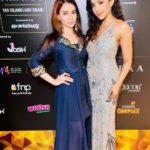 Parvatii Nair Instagram - As i walked at IIFA i was completely ecstatic to wear this beautiful hand crafted gown from the house of @labelambrosiacouture Styled by @styledbychhavi Styling team @keyurisangoi Makeup @makeupbyayeshaf And accompanied by @idayoana 🤗 Had an amazing time at the event and super happy to be a part of the same.