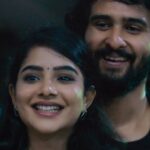 Pavithra Lakshmi Instagram - Gear up for a romantic track that'll take control of your hearts. #EeRaavum song out at 6 PM tomorrow (24-06-22)! #UllasamFromJuly1 #Ullasam #ShaneNigam #PavithraLakshmi #AjuVarghese #ShaanRahman #GopiSundar #BasilJoseph