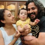 Pearle Maaney Instagram - Happy Birthday to the best Husband and the most Loving Dad. You are Our biggest Strength and our Blessing. We love you !!!!!!! Happy Happy Happy Birthday to you @srinish_aravind