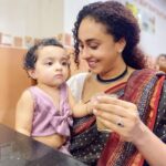 Pearle Maaney Instagram - I’m Enjoying a glass of coffee and guess why Nilu is upset ? Pai Dosa