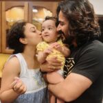 Pearle Maaney Instagram - Happy Birthday to the best Husband and the most Loving Dad. You are Our biggest Strength and our Blessing. We love you !!!!!!! Happy Happy Happy Birthday to you @srinish_aravind