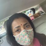 Poornima Bhagyaraj Instagram - Friends the importance of masking up is really the need of the hour now. Covid is spreading fast. Pls pls mask up and be safe. My masks from @poornimas_store . Good to have the protection as well as the pleasant vetiver fragrance.