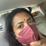 Poornima Bhagyaraj Instagram - Friends the importance of masking up is really the need of the hour now. Covid is spreading fast. Pls pls mask up and be safe. My masks from @poornimas_store . Good to have the protection as well as the pleasant vetiver fragrance.