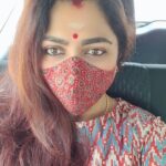 Poornima Bhagyaraj Instagram – My dear friend @khushsundar in our vetiver masks. Thanks for stressing on the importance of wearing our masks on your insta live today. We are still in danger of the covid wave so please protect yourself by wearing a mask. Masks from @poornimas_store