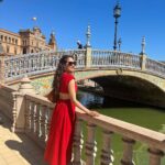 Pragya Jaiswal Instagram - Seville later 🌹🌹 Outfit @emblaze_mb Jewellery @blingthingstore Styling @anshikaav Assisted by @tanazfatima