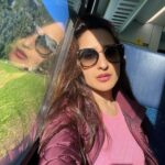 Pragya Jaiswal Instagram - In the right train of mind 🌸💓 Grindelwald, Switzerland