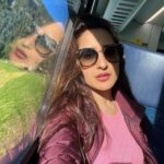 Pragya Jaiswal Instagram – In the right train of mind 🌸💓 Grindelwald, Switzerland