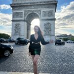 Pragya Jaiswal Instagram - Eiffel you Paris 🖤🖤 @miakee.official x @blingthingstore x @anshikaav x @tanazfatima