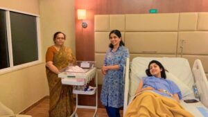 Pranitha Subhash Instagram - The last few days have been surreal … ever since our baby girl was born.. ❤️🧿
I was really lucky to have a 
gynaecologist mom, (Dr Jayashri) but for her this was the hardest time emotionally. 
Thankfully we had Dr Sunil Ishwar and his team at Aster Rv that made sure my delivery was smooth. Also wanted to thank Dr Subbu, our anaesthetist and his team who made sure the process was as less painful as possible.
Can’t wait to share my birth story with you all ❤️