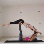 Pranitha Subhash Instagram – I don’t know if I’ll ever get back to being this fit.. but here are some TBTs 
Acro Yoga.. Happy International Yoga Day!