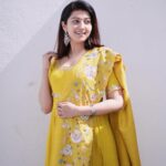 Pranitha Subhash Instagram - Post natal 🌼 Wearing @divyareddyofficial Jewellery by thetiysha Styled by @harmann_kaur_2.0 Assisted by @poojakaranam
