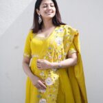 Pranitha Subhash Instagram - Post natal 🌼 Wearing @divyareddyofficial Jewellery by thetiysha Styled by @harmann_kaur_2.0 Assisted by @poojakaranam