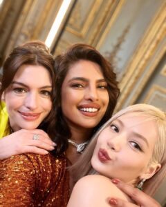Priyanka Chopra Instagram - And then there was us.. girls just wanna have fun!❤️ @bulgari @lalalalisa_m @annehathaway Paris, France
