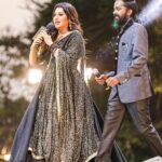Priyanka Deshpande Instagram - Third time in a row!🧿 This time with 25k amazing makkal🤍🤍🤪 and my tambu @dheena_offl 🤍#behindwoodsgoldmedals2022 Love love love! Thank you @behindwoodsofficial 🤍🧿