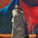 Priyanka Deshpande Instagram - Third time in a row!🧿 This time with 25k amazing makkal🤍🤍🤪 and my tambu @dheena_offl 🤍#behindwoodsgoldmedals2022 Love love love! Thank you @behindwoodsofficial 🤍🧿