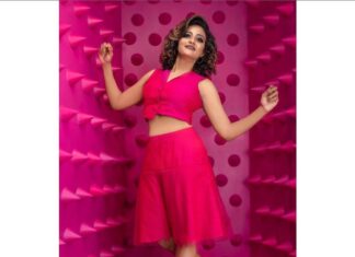Priyanka Nair Instagram - Fashion changes, but style endures ❤️ Photography - @dplifestylehub Costume - @aanunobby Makeup - @renjurenjimar Hairstyle - @sudhiar.hairandmakeup #photoshoot #highfashion#pinklove#popepink#priyankanair#actress#malayalam#model#bollywood#tollywood#kollywood#hudabeauty