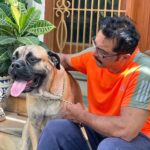 R. Sarathkumar Instagram - It is always a joy to take care of my fussing Thor,refusing to eat breakfast, convinced with lots of love and affection #pets #love . . . . . . . . #petlove #pet #dog #petlovers #petlover #dogs #love #petstagram #doglovers #doglover #cute #puppy #petlife #animals #dogstagram #thor #thoredit #thorlove #petlife