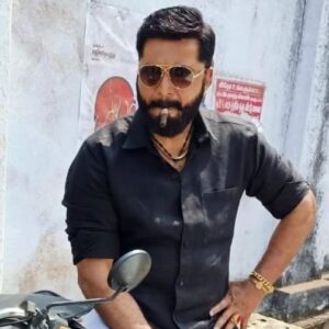 R. Sarathkumar Instagram - Guessing????? Any guesses???
.
.
.
.
.
.
#newlook #newstyle #trending #blackshirt #bullet #coolers